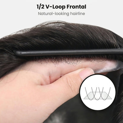 RESTORA - Men’s Human Hair Toupee